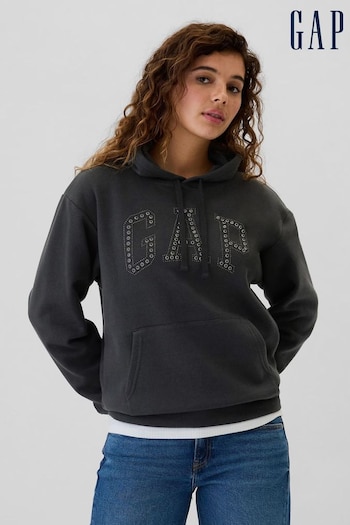 Gap Black Sequin Logo Hoodie (E86560) | £30