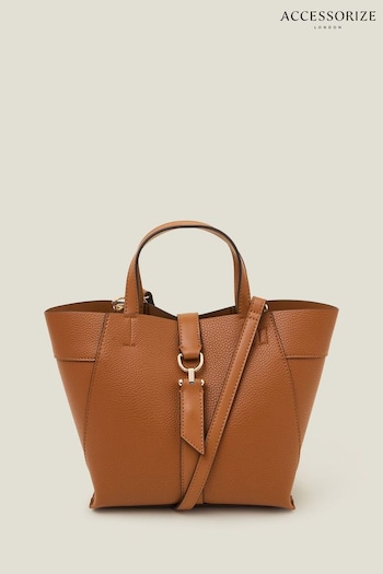 Accessorize Brown Handheld Bag (E86781) | £35