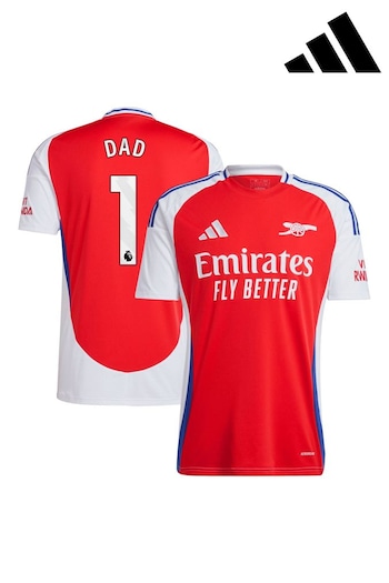 adidas fashion Red Dad Arsenal Home Shirt 2024-25 (E87207) | £95