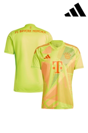 adidas fashion Yellow FC Bayern Goalkeeper Shirt 2024-25 (E87222) | £80
