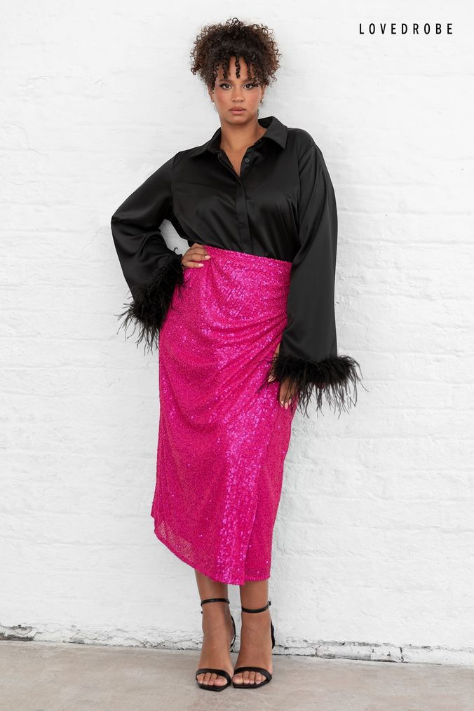Pink skirt next outlet