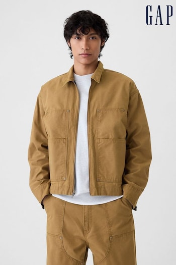 Gap Camel Canvas Denim Carpenter Jacket (E88965) | £60