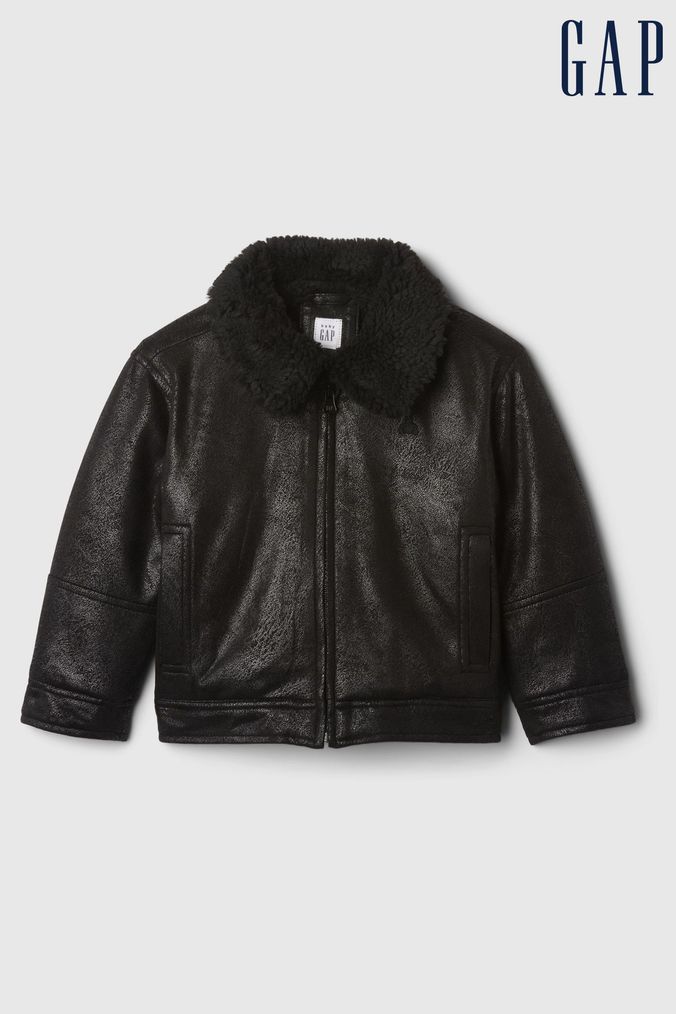 Buy Boys 4 5 Years Gap Zip Through Suede Coatsandjackets Online Fmed eduShops