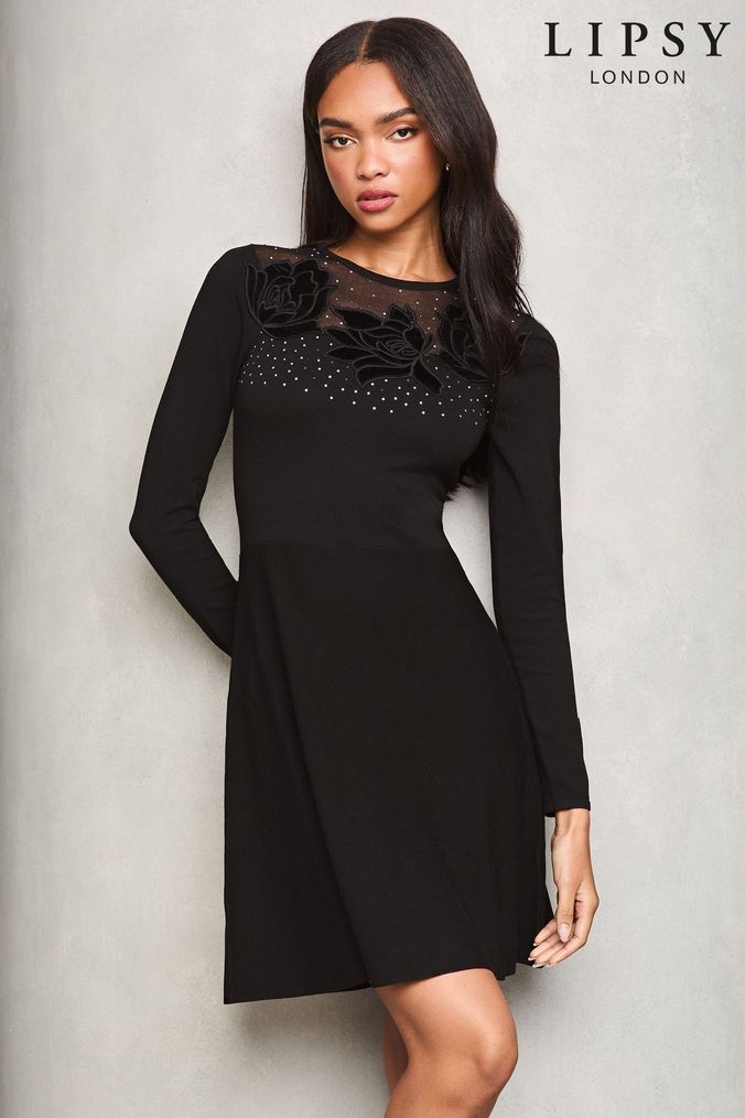 Lipsy petite floral bardot bodycon dress outlet