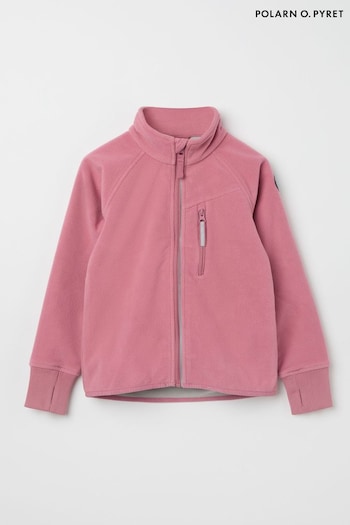 Polarn O. Pyret Pink Waterproof Fleece Jacket (E90128) | £50