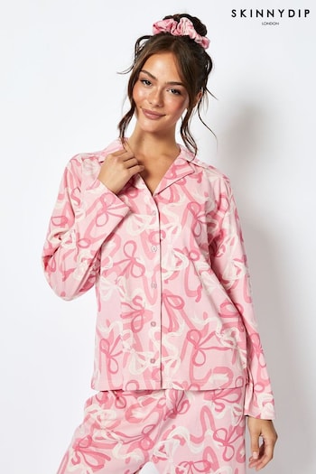 Bow Pyjama Set (E90408) | £34