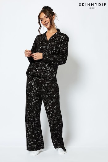 Starry Night Silver Pyjama Set (E90411) | £34