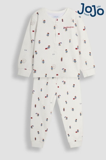 JoJo Maman Bébé Ecru Paddington Pyjamas (E90493) | £32