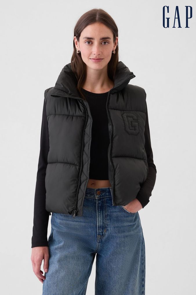 Gap black jacket womens top