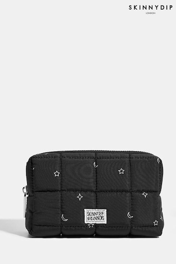 Skinnydip Celestial Puffy Black Makeup Bag (E90777) | £15