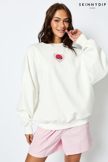 Pokemon Catch 'Em All Ecru Sweatshirt (E90801) | £35