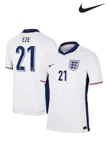 Nike White England Dri Fit Adv Home Match Shirt 2024 (E90933) | £140