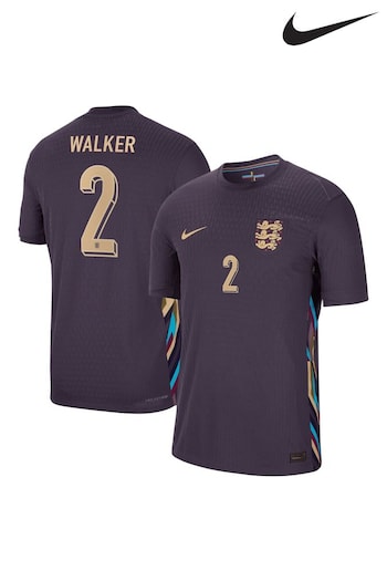 Nike Purple Walker - 2 England Dri-FIT Adv Away Match Shirt 2024 (E91050) | £140
