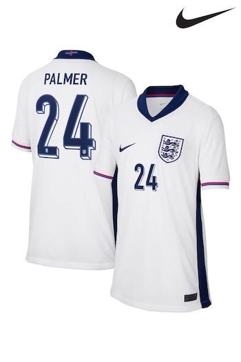 Nike White Kids England Classic Stadium 2024 Shirt (E91117) | £80