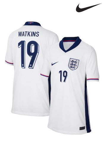 nike gamme White Kids England Home Stadium 2024 Shirt (E91189) | £80
