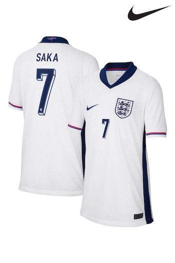 Nike White Kids England Home Stadium Shirt 2024 (E91238) | £80