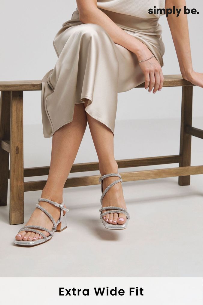 Next silver sandals wedding cheap