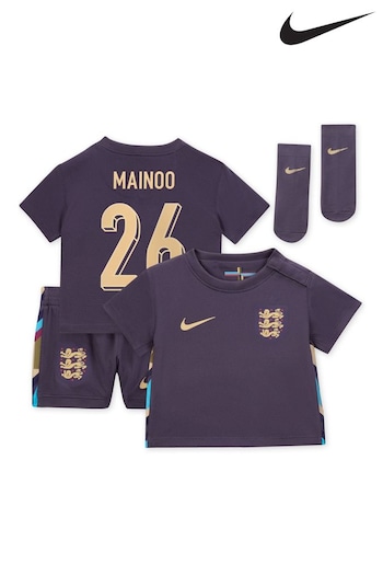 Nike Away Infant England Stadium Mini Kit 2024 (E91308) | £65