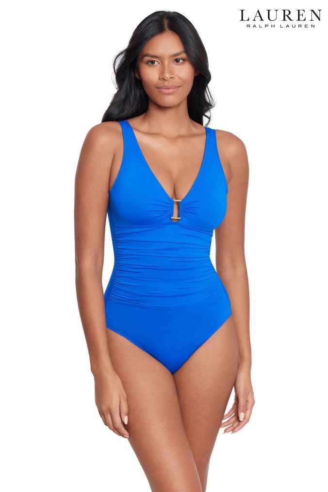 Buy Women s Lauren Ralph Lauren Shape Enhancing Swimwear Online Next UK
