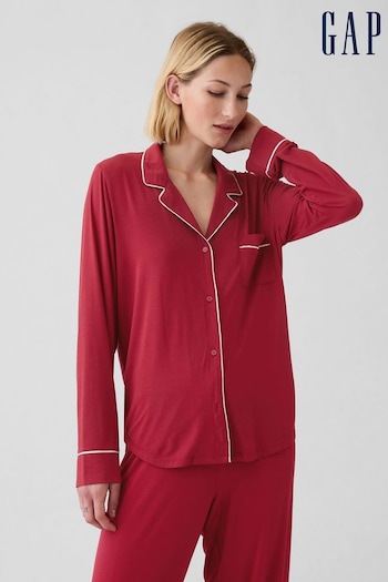 Gap Red Modal Pyjama Shirt (E91354) | £25