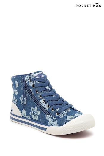 Rocket Dog Jazzin Hi Top Cotton Trainers (E91404) | £48