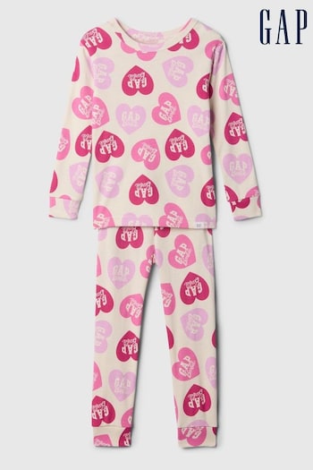 Gap Pink Barbie Organic Cotton Pyjama Set (12mths-5yrs) (E91559) | £18