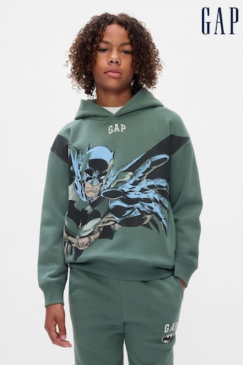 Gap Green Batman Vintage Soft Logo Hoodie (4-13yrs) (E91573) | £25