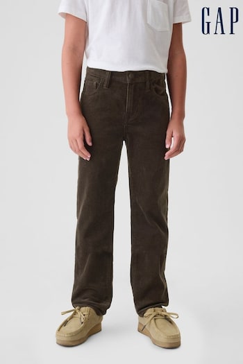 Gap Brown Original Straight Corduroy jeans Legging (5-13yrs) (E91575) | £25