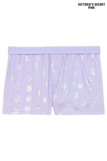 Victoria's Secret PINK Purple Cloud Short Pyjama Shorts (E91757) | £25