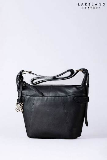 Lakeland Leather Black Newby Cross-Body Bag (E91959) | £70