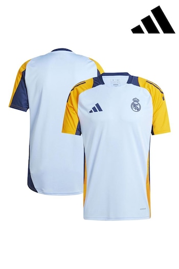 adidas Blue Real Madrid Training Jersey (E92182) | £45