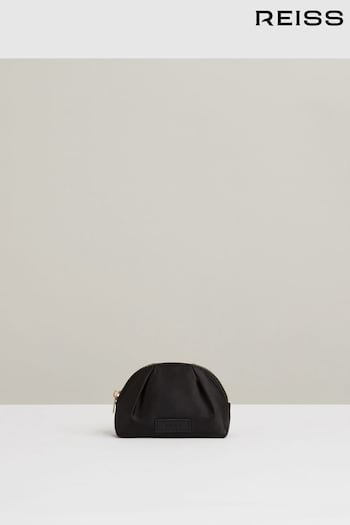 Reiss Black Fifi Mini Cosmetics Bag (E92554) | £38