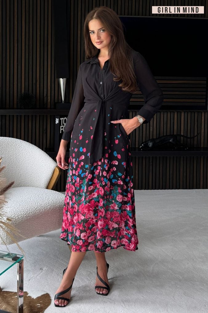 Next floral shirt dress shop