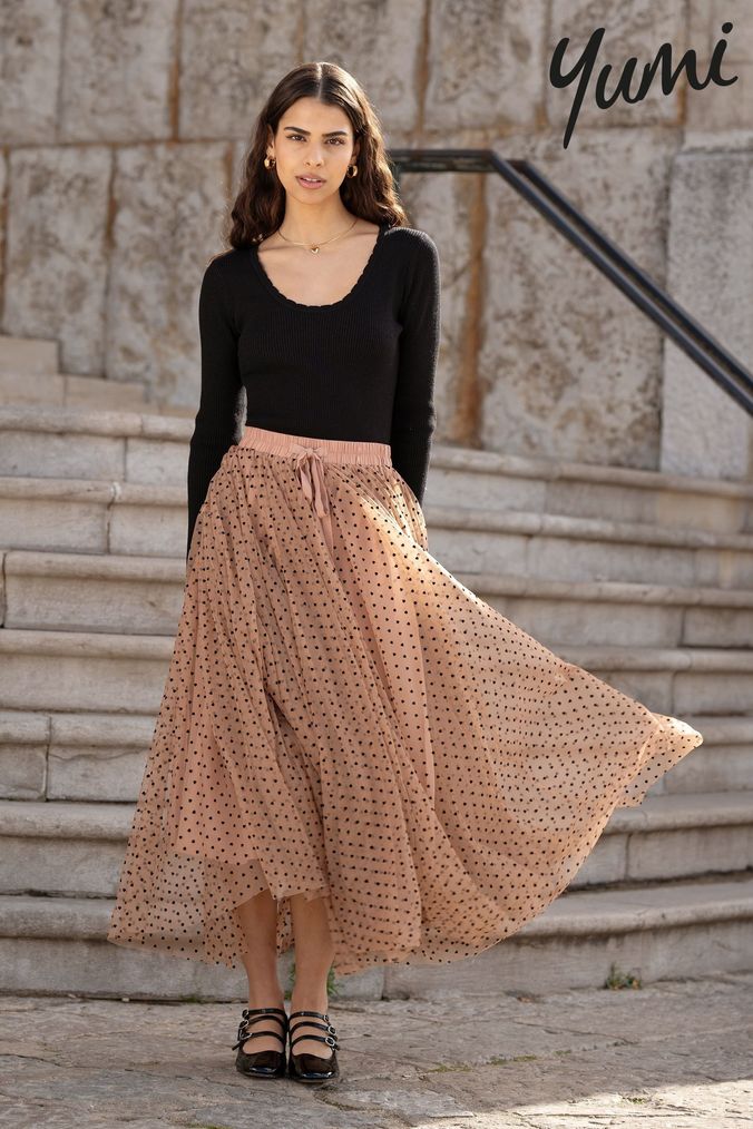 Spots Skirts Womens Spots Midi Skirts Next UK