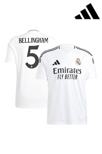 adidas calabasas White Real Madrid Home Shirt 2024-25 (E93567) | £95