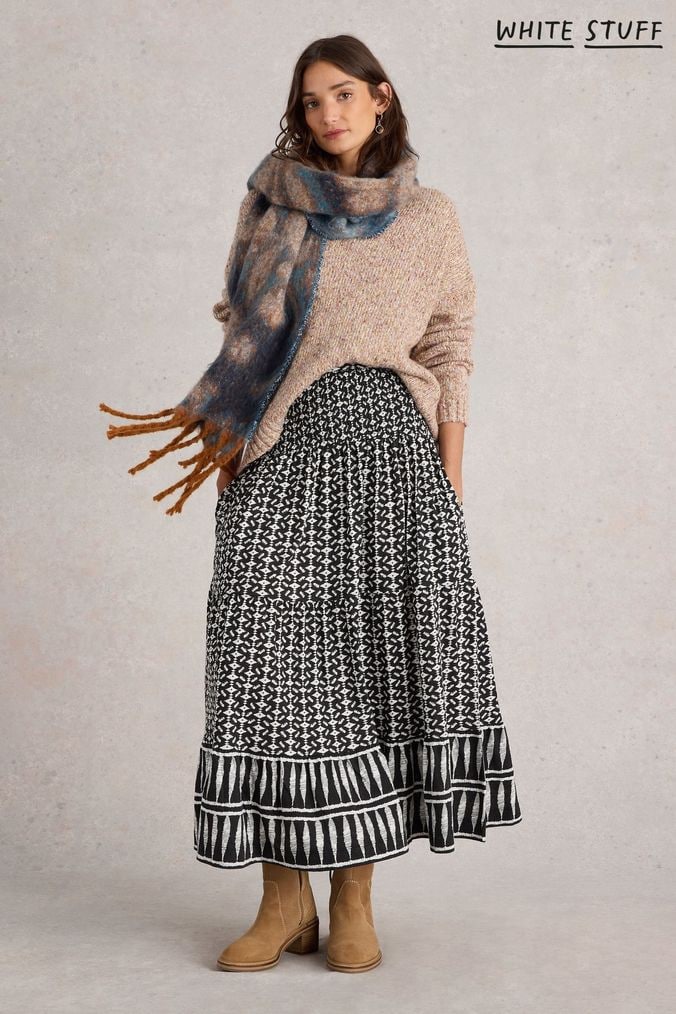 Black and white skirt next shop
