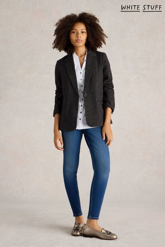 Girls jersey blazer discount