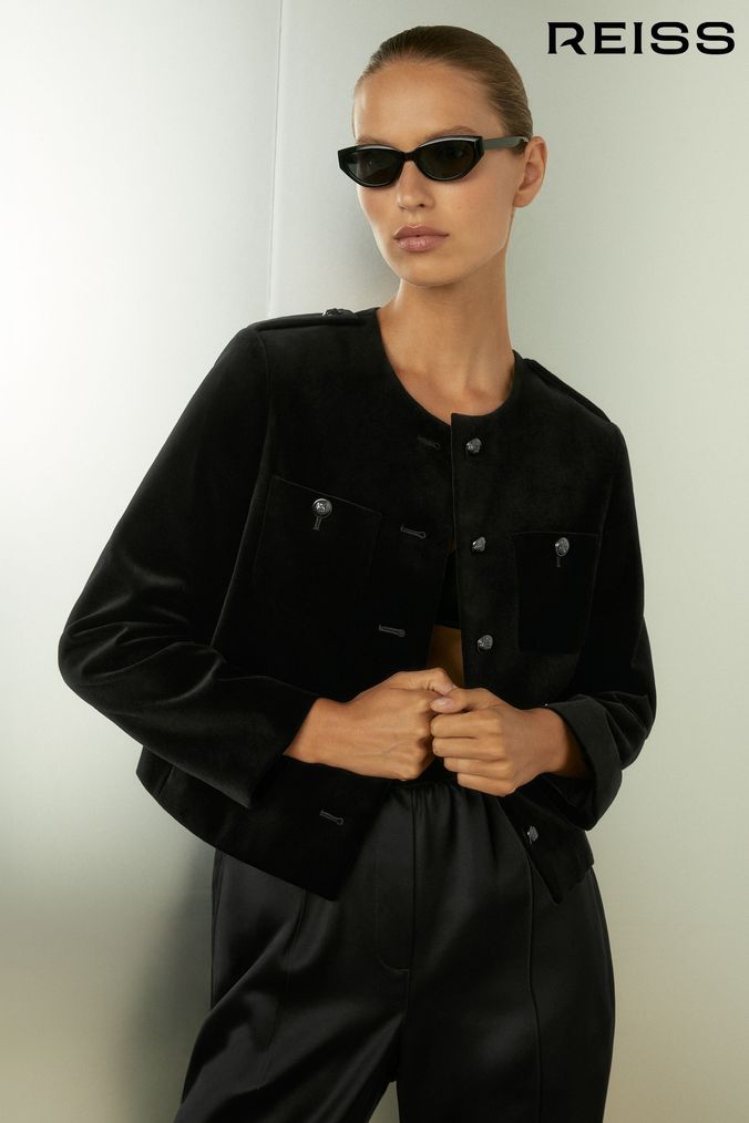 Black jacket for wedding guest outlet