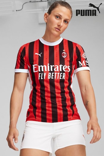 puma for Red Womens AC Milan 24/25 Home Jersey (E93893) | £80