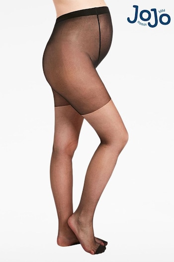 JoJo Maman Bébé Black 2-Pack 15 Denier Maternity Tights (E94182) | £12.50