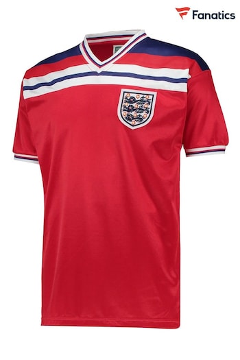 Fanatics Red England 1982 World Cup Finals Away Shirt (E94385) | £40