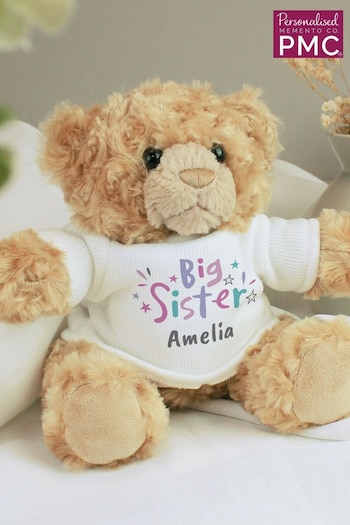 Personalised Big Sister Teddy Bear by PMC (E94579) | £20