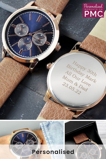 PMC Natural Personalised Mens Watch (E94633) | £30