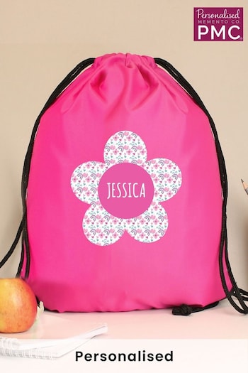 PMC Personalised Flower Pink Kit Bag (E94643) | £14