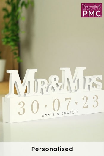 Personalised Mr & Mrs Ornament by PMC (E94676) | £15