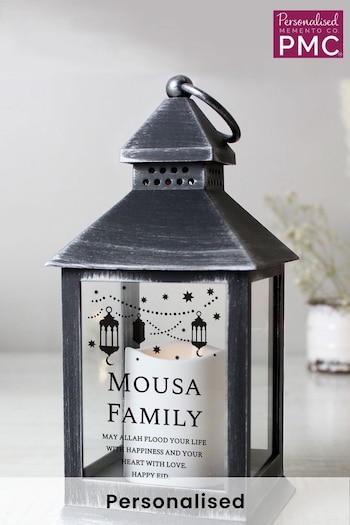 Personalised Black Lantern by PMC (E94744) | £18