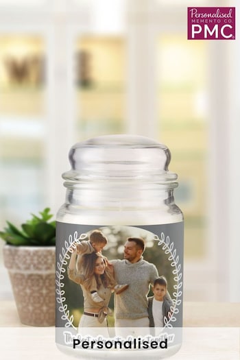 PMC Natural Personalised Better Together Photo Upload Candle Jar (E94771) | £20