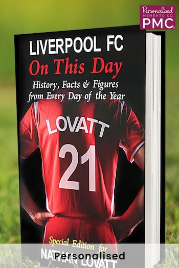 Natural Personalised Liverpool On This Day Book by PMC (E94809) | £18