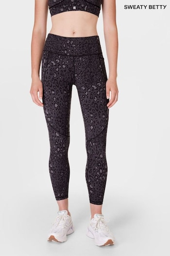 Sweaty Betty Black Power 7/8 Workout One leggings (E94981) | £88