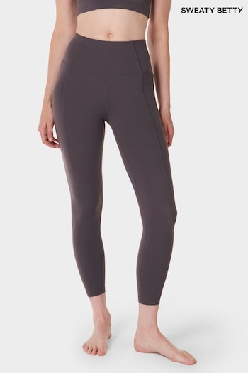 Sweaty Betty Grey 7/8 Length Super Soft Yoga Leggings (E95009) | £88